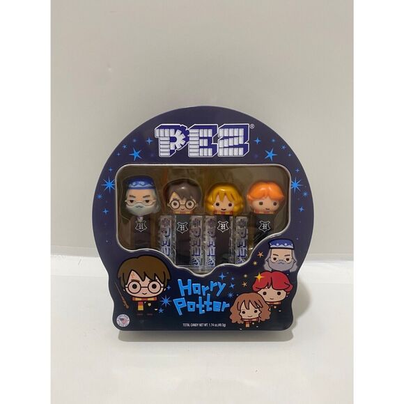 PEZ Harry Potter Limited Edition Candy Gift Tin 4 Dispensers & Mystery PEZ Can - Picture 2 of 7